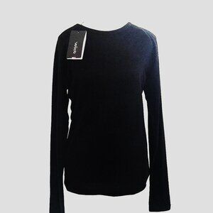 Velocio Merino Wool Base Layer Womens Size XL Mesh Long Sleeve Cycling Black